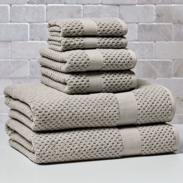 Better Homes & Gardens Signature Soft Juego de Toallas de 6 Piezas con Textura de Palomitas de Maíz, Tortuga Marina - Imagen 33