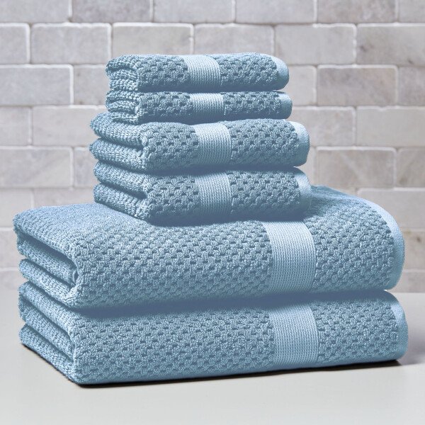Better Homes & Gardens Signature Soft Juego de Toallas de 6 Piezas con Textura de Palomitas de Maíz, Tortuga Marina - Imagen 51