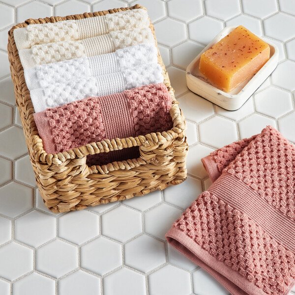 Better Homes & Gardens Signature Soft Juego de Toallas de 6 Piezas con Textura de Palomitas de Maíz, Tortuga Marina - Imagen 91