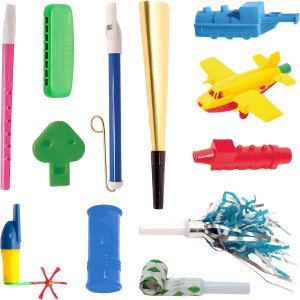 TalkTools Kit de bocina | Terapia de colocación motora oral | Mejora el habla, la colocación de los labios de la lengua | Reduce o elimina el babeo | Calificación abdominal | Flujo de aire oral