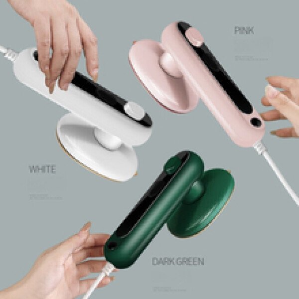 Mini plancha eléctrica portátil de mano ligera, plancha de vapor micro, plancha de vapor eléctrica multifunción, plancha de vapor doméstica 2 en 1