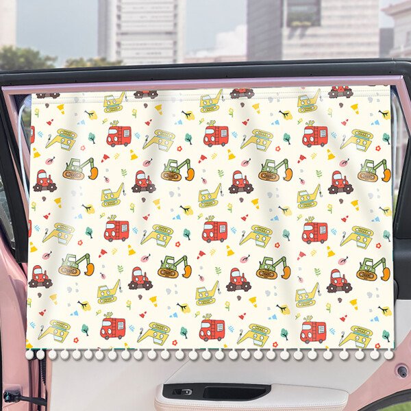 Cortina parasol para coche, universal para la mayoría de los coches, protege a bebés y niños del sol. - Imagen 4