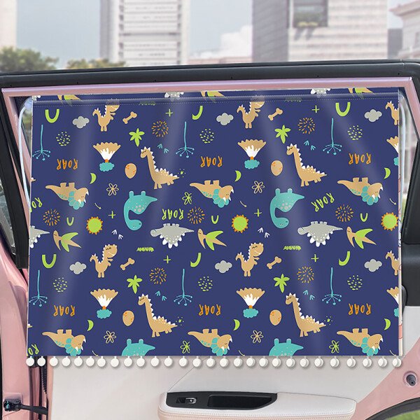 Cortina parasol para coche, universal para la mayoría de los coches, protege a bebés y niños del sol. - Imagen 5