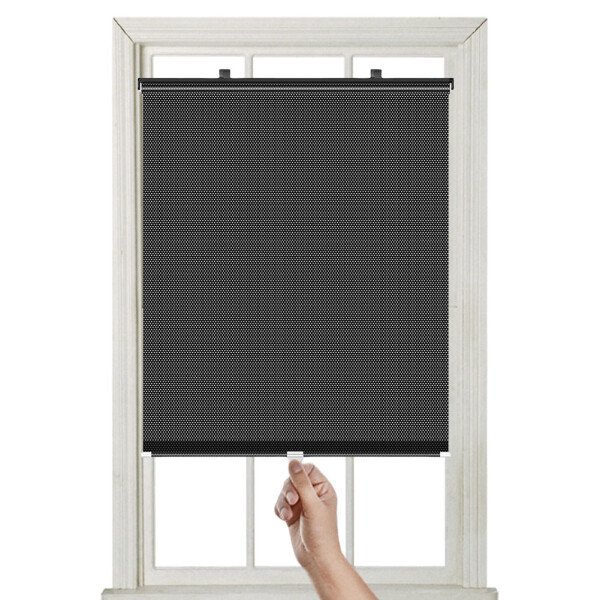 Persianas enrollables universales, cortinas opacas sin clavos, fáciles de instalar, para ventanas, dormitorios, hogar, oficina y baño. - Image 4
