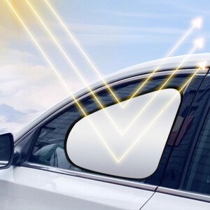 Parasol para ventanilla lateral de coche, cortina electrostática ultraligera, protección solar para bebé, 99,9 % de protección UV.