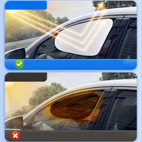 Parasol para ventanilla lateral de coche, cortina electrostática ultraligera, protección solar para bebé, 99,9 % de protección UV. - Imagen 4