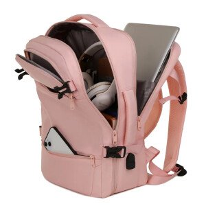 Mochila de viaje de negocios impermeable de gran capacidad para mujer, mochila de viaje ligera con sentido avanzado, bolso para computadora con sentido avanzado para hombre