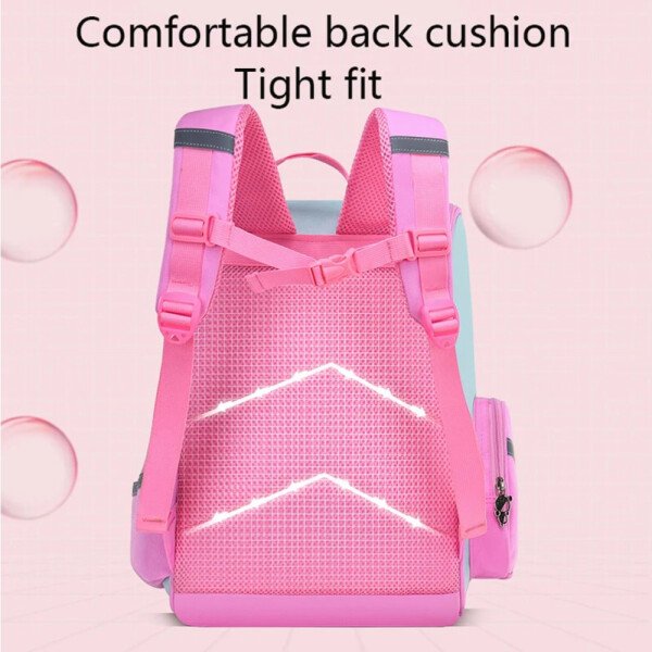 Mochila de gran capacidad para niñas, impermeable, con estampado de unicornio, para adolescentes de 2 a 16 años, bonita mochila kawaii para niños. - Image 3