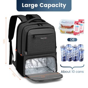 Mochila térmica para almuerzo, bolsa de picnic, multifuncional, de viaje, de gran capacidad, para exteriores, picnic, camping, mochila impermeable.