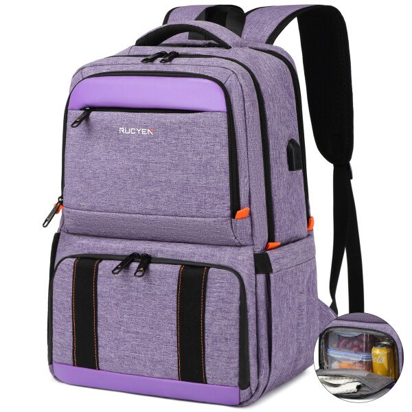 Mochila térmica para almuerzo, bolsa de picnic, multifuncional, de viaje, de gran capacidad, para exteriores, picnic, camping, mochila impermeable. - Image 9