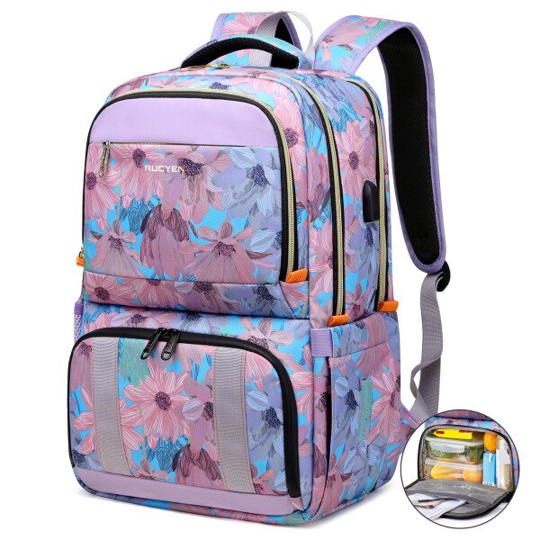 Mochila térmica para almuerzo, bolsa de picnic, multifuncional, de viaje, de gran capacidad, para exteriores, picnic, camping, mochila impermeable. - Image 11