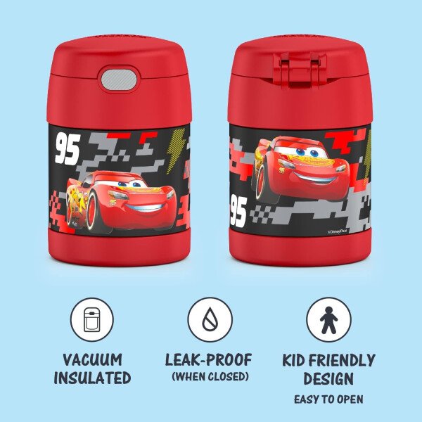 THERMOS FUNTAINER - Recipiente para comida con cuchara plegable para niños, con aislamiento al vacío, de acero inoxidable, 10 onzas, azul marino - Image 17