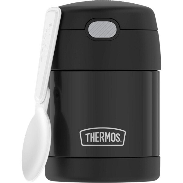 THERMOS FUNTAINER - Recipiente para comida con cuchara plegable para niños, con aislamiento al vacío, de acero inoxidable, 10 onzas, azul marino - Image 29