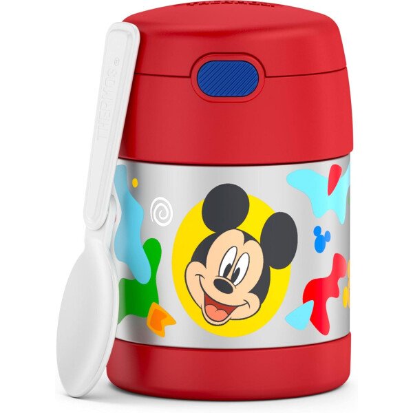 THERMOS FUNTAINER - Recipiente para comida con cuchara plegable para niños, con aislamiento al vacío, de acero inoxidable, 10 onzas, azul marino - Image 65