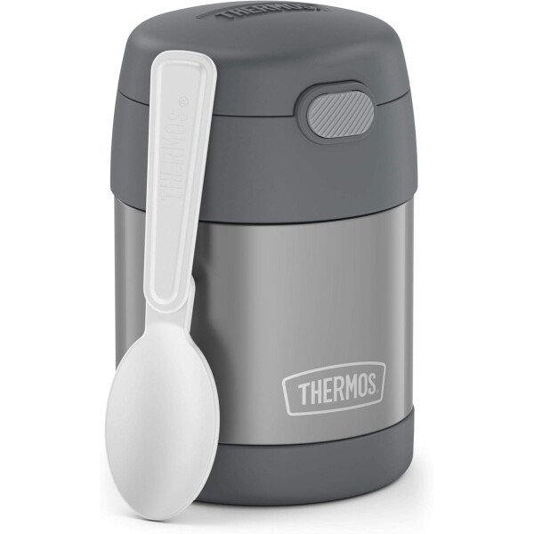 THERMOS FUNTAINER - Recipiente para comida con cuchara plegable para niños, con aislamiento al vacío, de acero inoxidable, 10 onzas, azul marino - Image 73