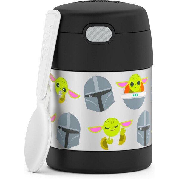 THERMOS FUNTAINER - Recipiente para comida con cuchara plegable para niños, con aislamiento al vacío, de acero inoxidable, 10 onzas, azul marino - Image 90