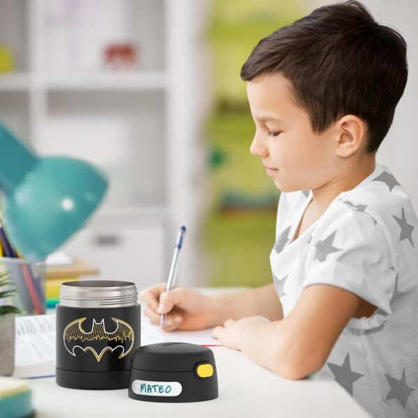 THERMOS FUNTAINER - Recipiente para comida con cuchara plegable para niños, con aislamiento al vacío, de acero inoxidable, 10 onzas, azul marino - Image 124