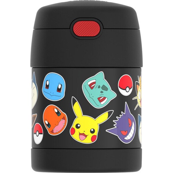 THERMOS FUNTAINER - Recipiente para comida con cuchara plegable para niños, con aislamiento al vacío, de acero inoxidable, 10 onzas, azul marino - Image 135