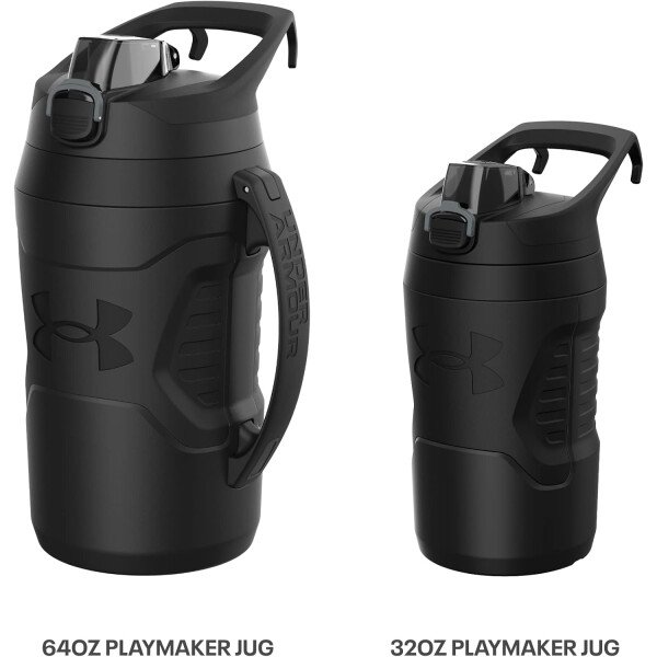Under Armour Botellas de agua aisladas de 32 onzas, jarra de agua deportiva con asa, gancho para cerca, resistente a fugas para béisbol, fútbol y más, botellas de agua de 32 onzas, botella de agua - Imagen 10