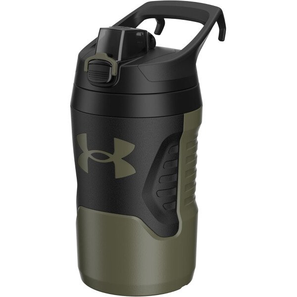 Under Armour Botellas de agua aisladas de 32 onzas, jarra de agua deportiva con asa, gancho para cerca, resistente a fugas para béisbol, fútbol y más, botellas de agua de 32 onzas, botella de agua - Imagen 82