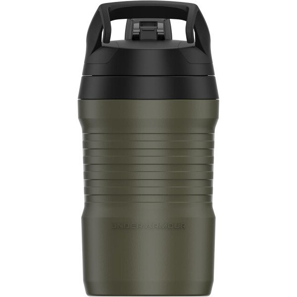 Under Armour Botellas de agua aisladas de 32 onzas, jarra de agua deportiva con asa, gancho para cerca, resistente a fugas para béisbol, fútbol y más, botellas de agua de 32 onzas, botella de agua - Imagen 85