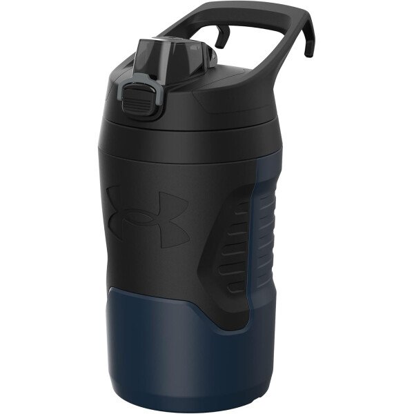 Under Armour Botellas de agua aisladas de 32 onzas, jarra de agua deportiva con asa, gancho para cerca, resistente a fugas para béisbol, fútbol y más, botellas de agua de 32 onzas, botella de agua - Imagen 90