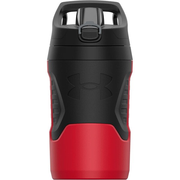 Under Armour Botellas de agua aisladas de 32 onzas, jarra de agua deportiva con asa, gancho para cerca, resistente a fugas para béisbol, fútbol y más, botellas de agua de 32 onzas, botella de agua - Imagen 115