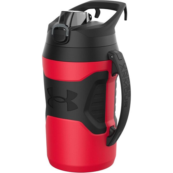 Under Armour - Botella de agua de medio galón con aislamiento, 64 onzas con asa, jarra deportiva, gancho para cerca, resistente a fugas, para béisbol, fútbol y más - Image 11