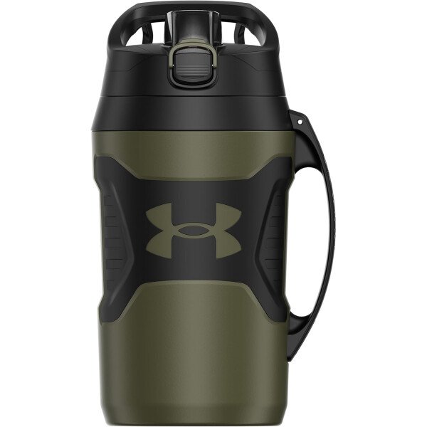 Under Armour - Botella de agua de medio galón con aislamiento, 64 onzas con asa, jarra deportiva, gancho para cerca, resistente a fugas, para béisbol, fútbol y más - Image 16