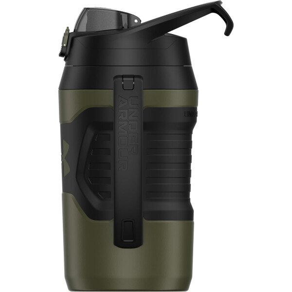 Under Armour - Botella de agua de medio galón con aislamiento, 64 onzas con asa, jarra deportiva, gancho para cerca, resistente a fugas, para béisbol, fútbol y más - Image 17