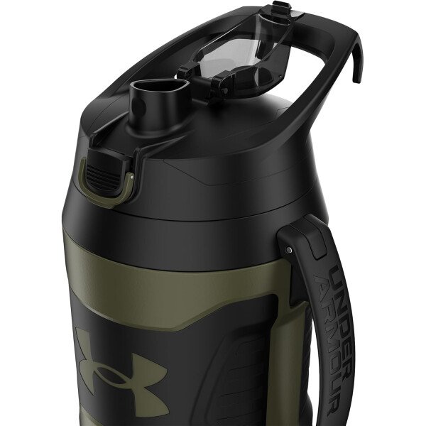 Under Armour - Botella de agua de medio galón con aislamiento, 64 onzas con asa, jarra deportiva, gancho para cerca, resistente a fugas, para béisbol, fútbol y más - Image 19