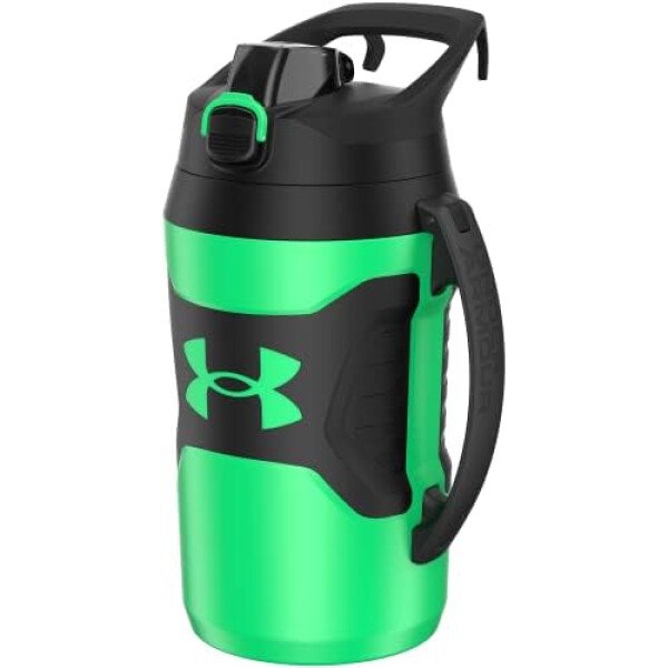 Under Armour - Botella de agua de medio galón con aislamiento, 64 onzas con asa, jarra deportiva, gancho para cerca, resistente a fugas, para béisbol, fútbol y más - Image 25