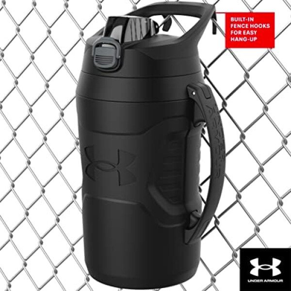 Under Armour - Botella de agua de medio galón con aislamiento, 64 onzas con asa, jarra deportiva, gancho para cerca, resistente a fugas, para béisbol, fútbol y más - Image 27