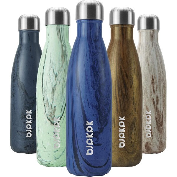 BJPKPK Botella de agua aislada de 12 onzas Samll de acero inoxidable, reutilizable, termo metálico que mantiene el frío y el calor, naranja atardecer - Image 73