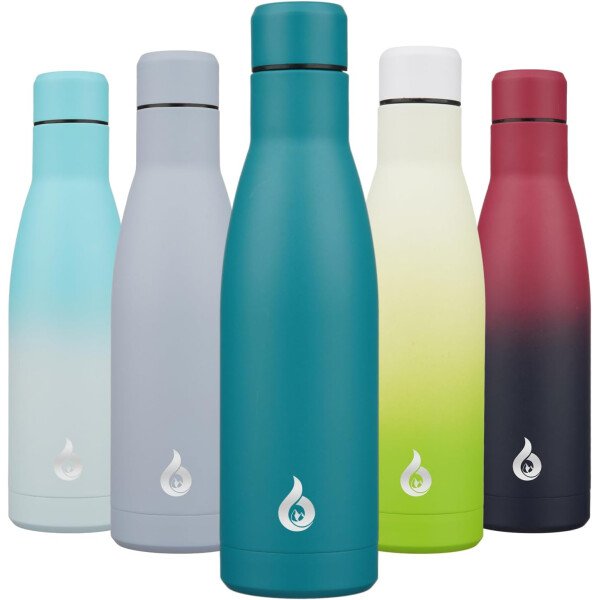 BJPKPK Botella de agua aislada de 12 onzas Samll de acero inoxidable, reutilizable, termo metálico que mantiene el frío y el calor, naranja atardecer - Image 220