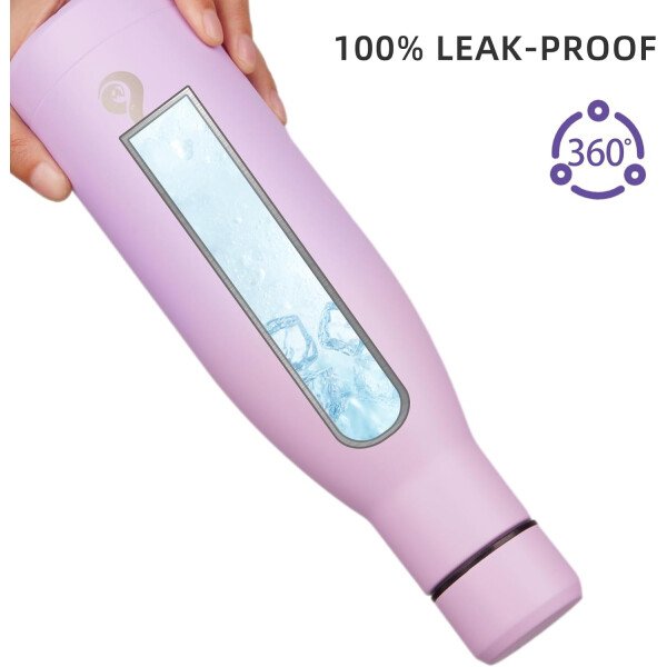 BJPKPK Botella de agua aislada de 12 onzas Samll de acero inoxidable, reutilizable, termo metálico que mantiene el frío y el calor, naranja atardecer - Image 258