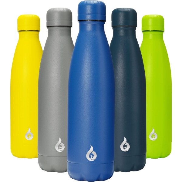 BJPKPK Botella de agua aislada de 12 onzas Samll de acero inoxidable, reutilizable, termo metálico que mantiene el frío y el calor, naranja atardecer - Image 270