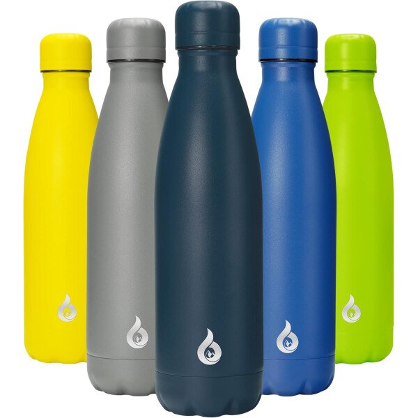 BJPKPK Botella de agua aislada de 12 onzas Samll de acero inoxidable, reutilizable, termo metálico que mantiene el frío y el calor, naranja atardecer - Image 276