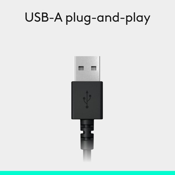 Auricular USB H390 ClearChat Comfort de Logitech., Negro talla única - Imagen 6