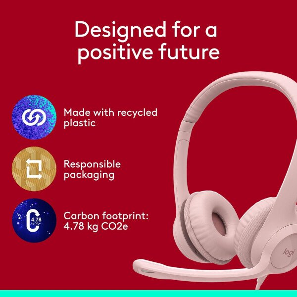 Auricular USB H390 ClearChat Comfort de Logitech., Negro talla única - Imagen 20