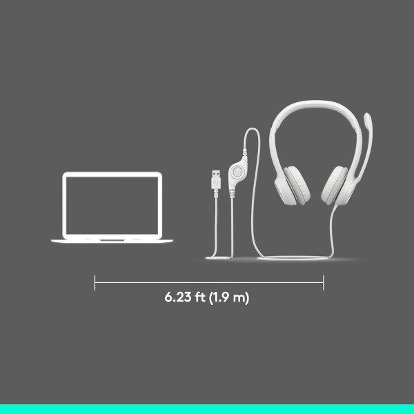 Auricular USB H390 ClearChat Comfort de Logitech., Negro talla única - Imagen 28