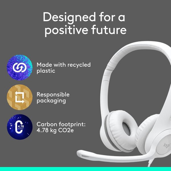 Auricular USB H390 ClearChat Comfort de Logitech., Negro talla única - Imagen 29