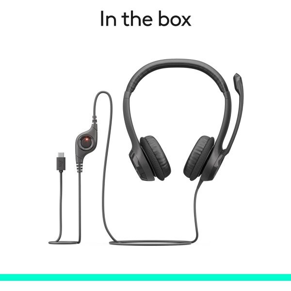 Auricular USB H390 ClearChat Comfort de Logitech., Negro talla única - Imagen 40