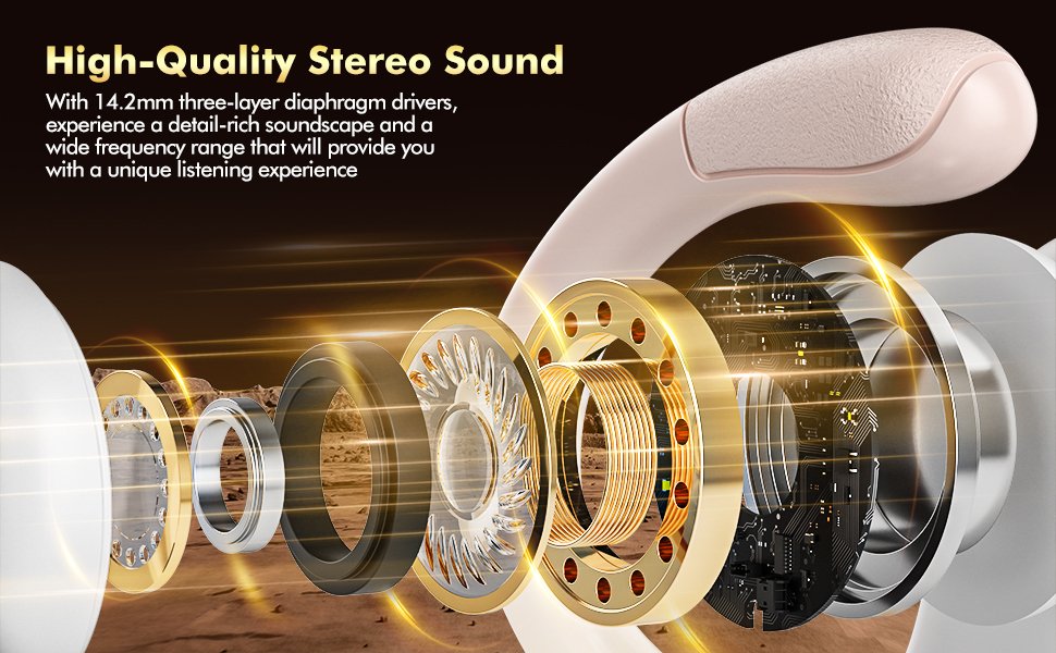 auriculares con sonido estéreo de alta calidad