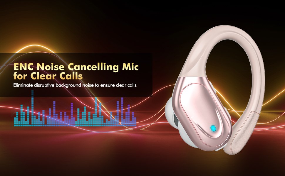 Auriculares con micrófono con cancelación de ruido enc