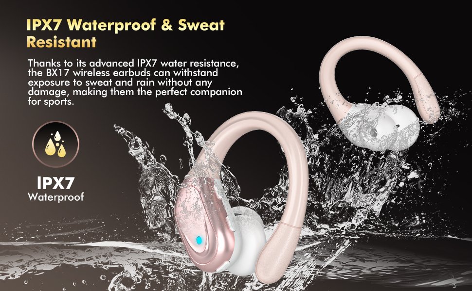 auriculares con IPX7 impermeable