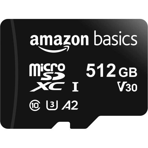 Amazon Basics Micro SDXC Memory Card with Full Size Adapter, A2, U3, Read Speed up to 100 MB/s, 128 GB, Black - Imagen 42