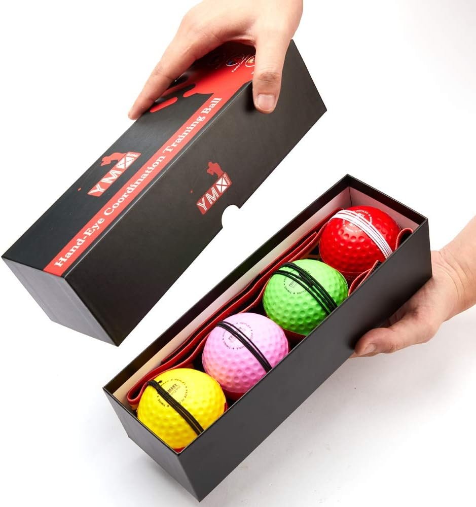 Ultimate Reflex Ball Set – 4 React Reflex Ball Plus 2 diademas ajustables, ideal para reflejos, sincronización, precisión, enfoque y coordinación ojo-mano para boxeo, MMA y Krav Mega - Imagen 3