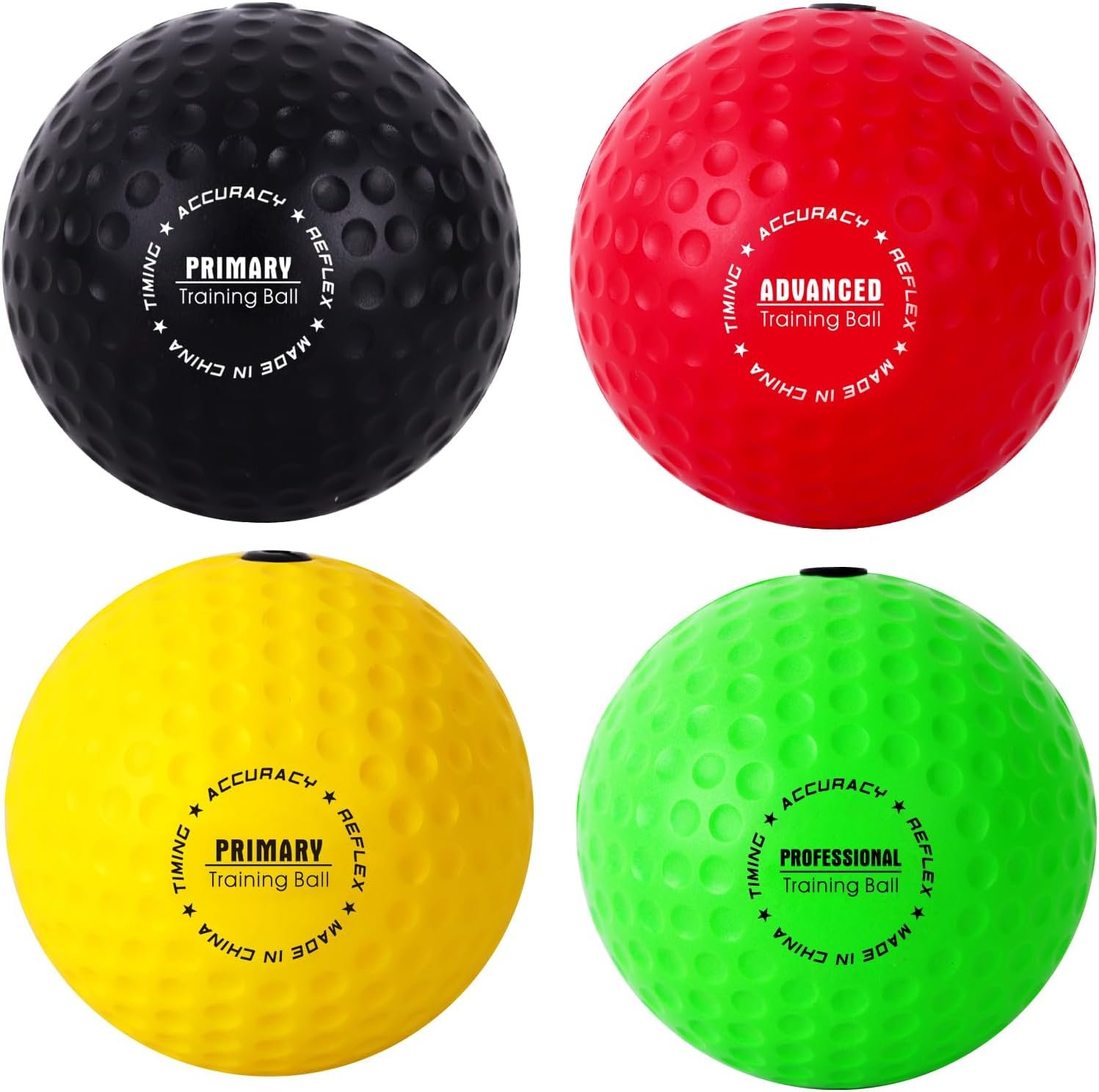 Ultimate Reflex Ball Set – 4 React Reflex Ball Plus 2 diademas ajustables, ideal para reflejos, sincronización, precisión, enfoque y coordinación ojo-mano para boxeo, MMA y Krav Mega - Imagen 9