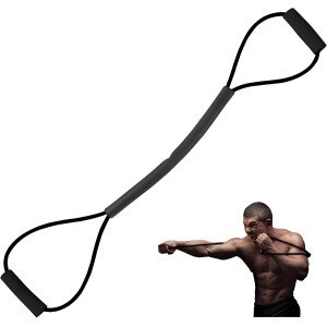 Bandas de resistencia de boxeo para entrenamiento de fuerza explosiva y velocidad: mejora tus habilidades de boxeo en cualquier lugar, en cualquier momento